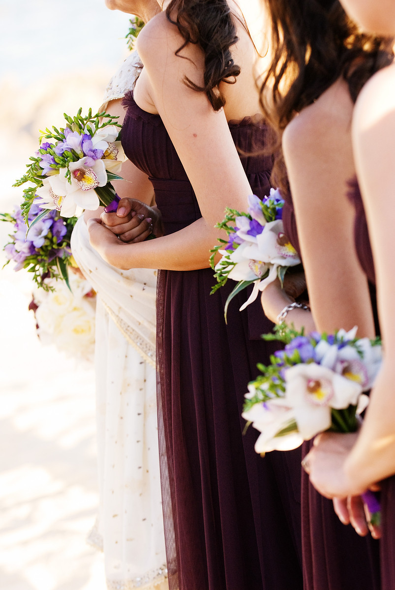 bridesmaids bouquets for beach weddings