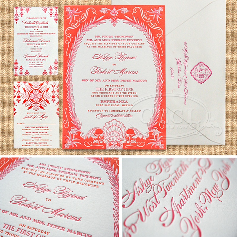 mexican wedding invitations elena damy floral design los cabos florists