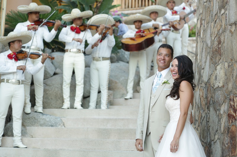 wedding recessional esperanza resort weddings los cabos mexico
