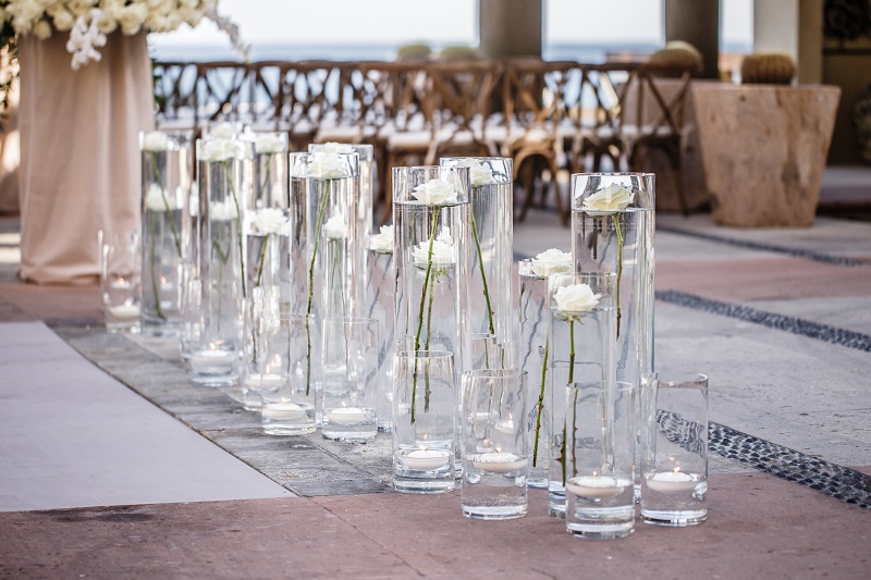 white roses ceremony details destination weddings capella pedregal mexico 2