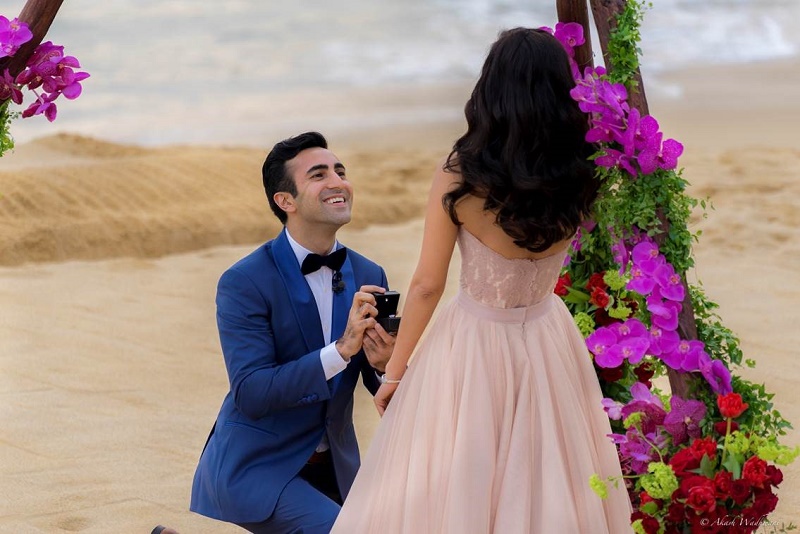 unforgettable wedding proposals on the beach destination weddings mexico elena damy floral and event design