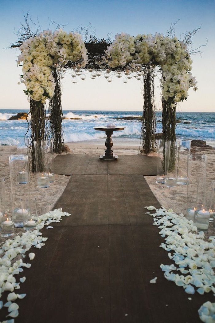 Elena Damy - Stunning Beach Wedding Ceremony Ideas by Elena Damy