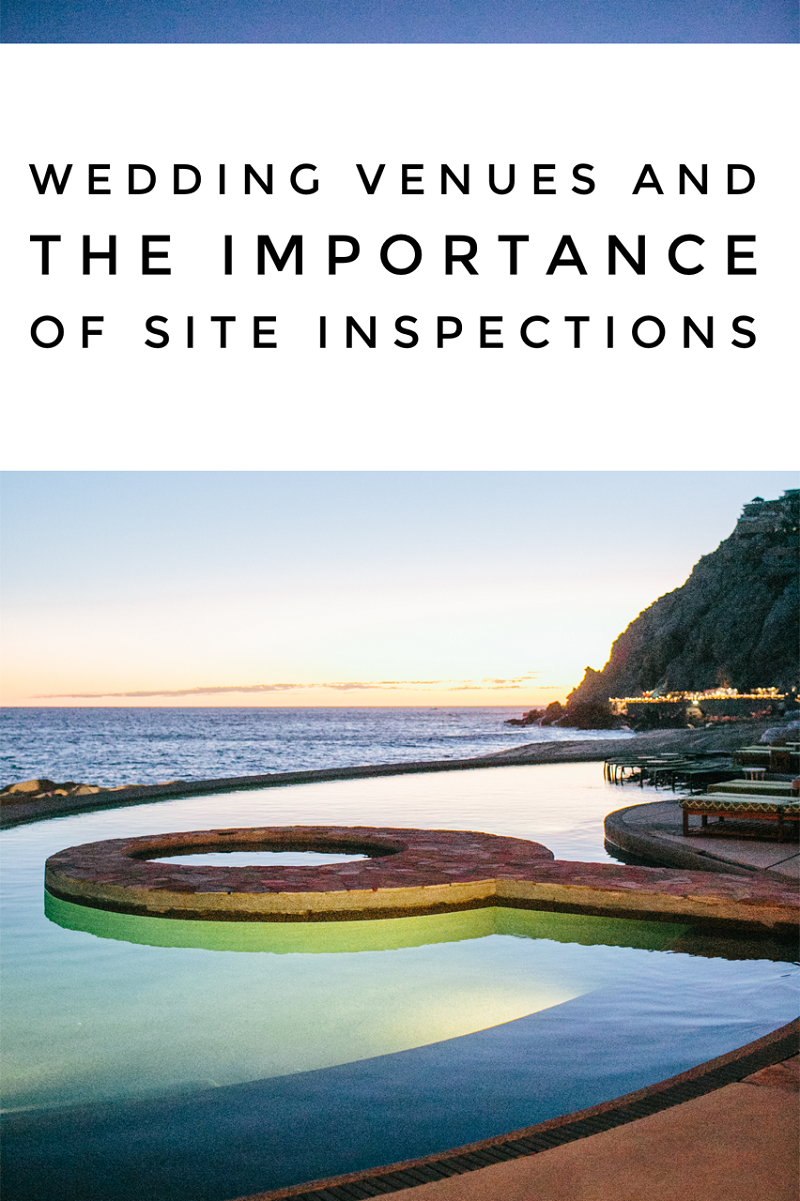 wedding venues and importance of site inspections