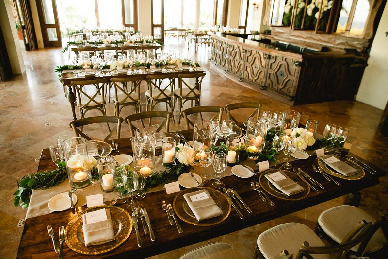rectangular dinner tables weddings at cabo del sol elena damy destination wedding planners mexico chris plus lynn photo