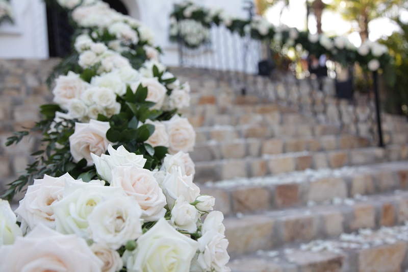 ceremony steps mexican chapel weddings Cabo Weddings One and Only Palmilla Elena Damy Event Design Cabo Chris Plus Lynn Photo