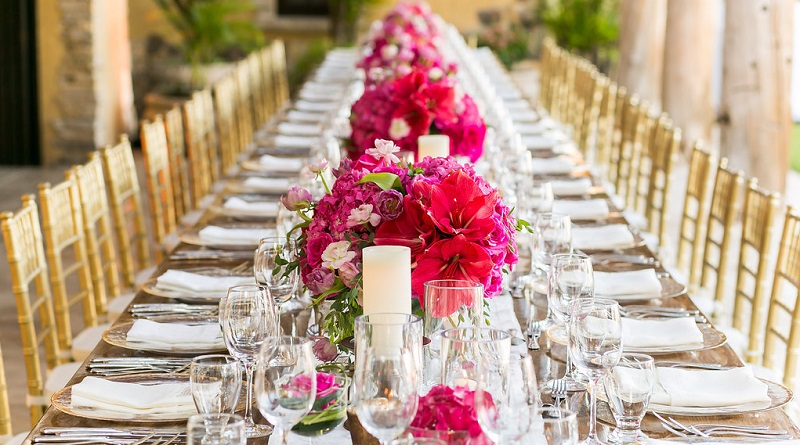 low pink floral arrangements destination weddings los cabos mexico elena damy wedding inspiration blog