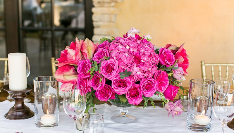 pink hydrangea flower arrangements for weddings elena damy floral design destination weddings mexico