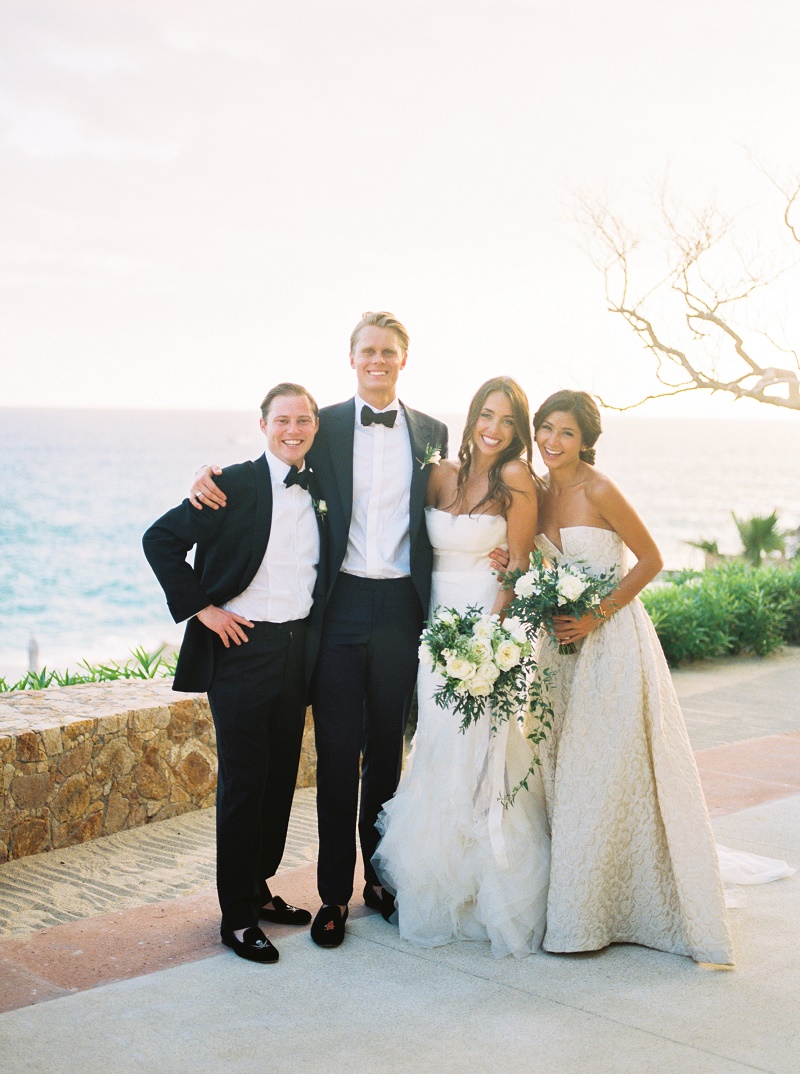 bride-and-groom-maid-of-honor-and-best-man-formal-photo-cabo-weddings-ashley-bosnick-photography