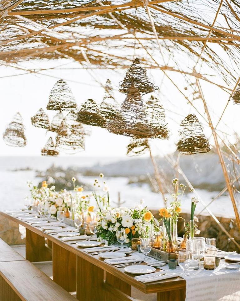 floating flowers elena damy tablescape cabo weddings rebecca yale photography