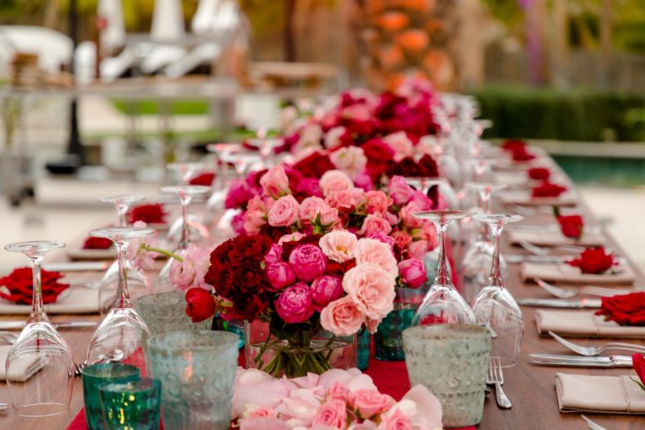 long dinner tables for events cabo wedding planners