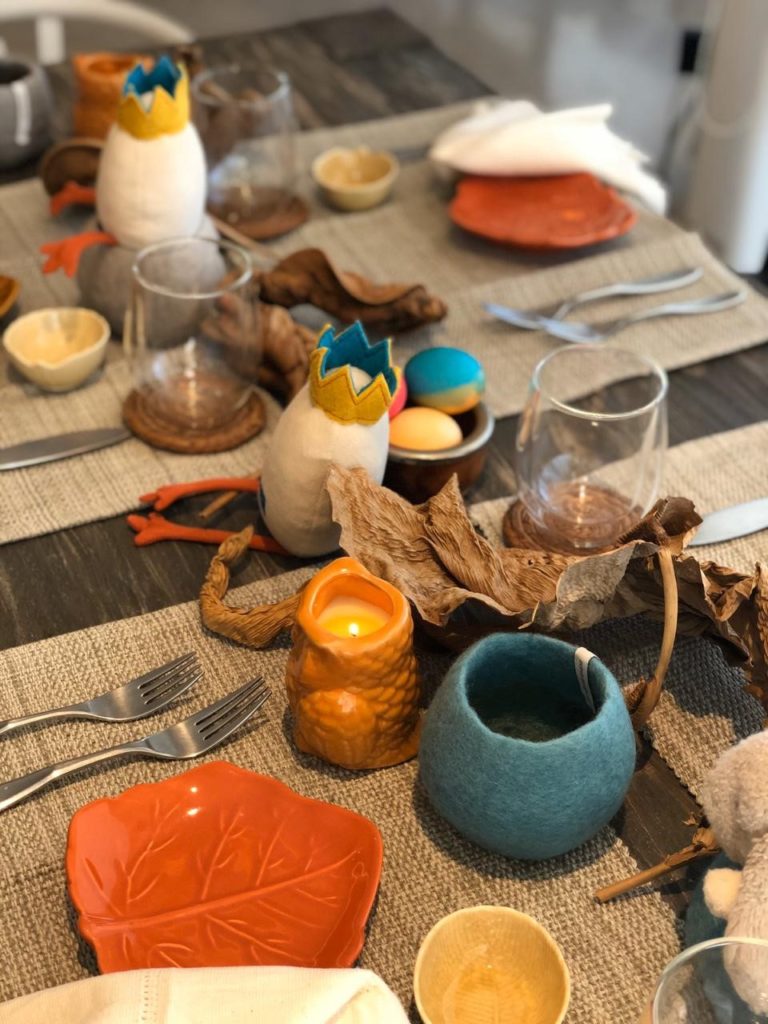 Kids Easter Table decorations