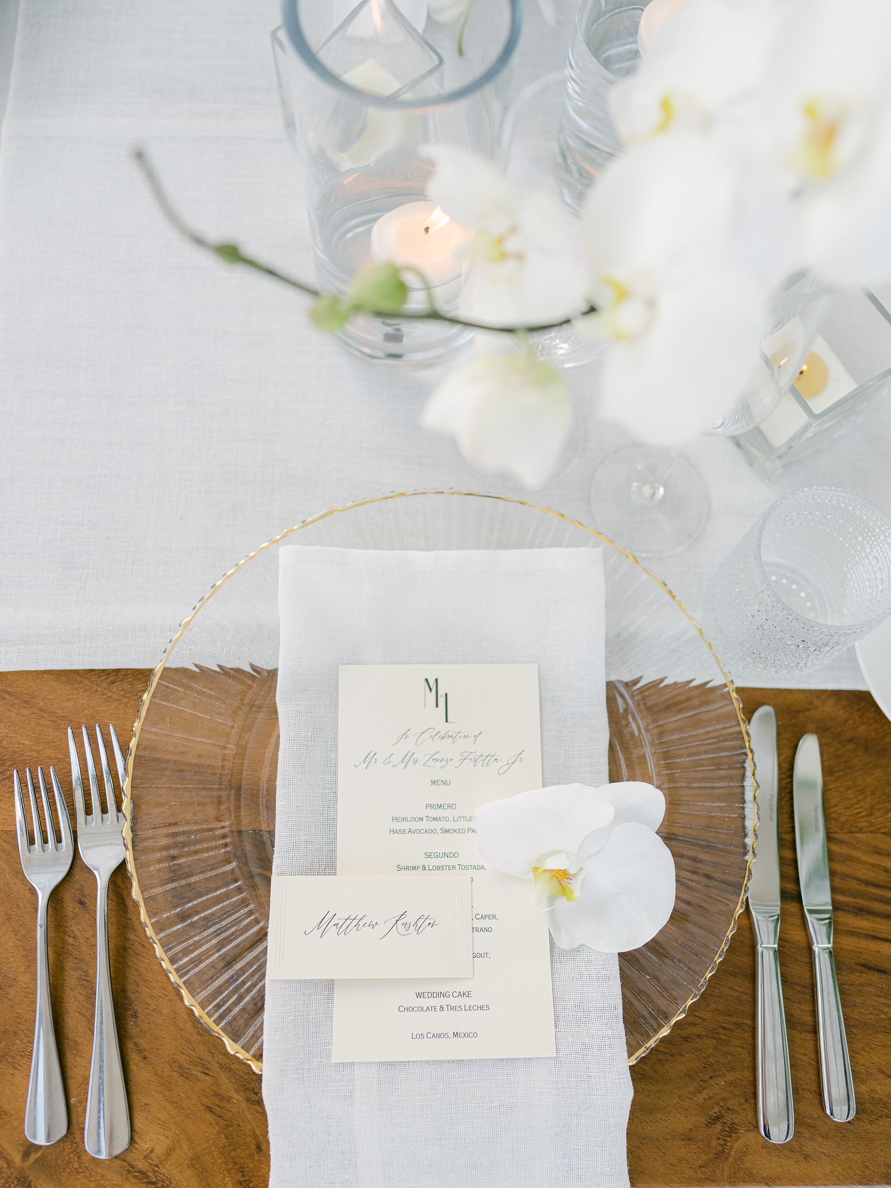 wedding tabletop details